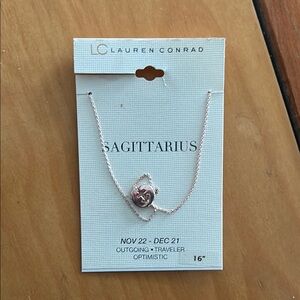 NWT LC Lauren Conrad Sagittarius Necklace